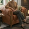 Poltrona Decorativa Capitone Milano Pes Madeira Courino TCS 727 MOLL