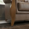 Poltrona Decorativa Capitone Milano Pes Madeira Courino TCS 729 MOLL