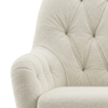 Poltrona Decorativa Capitone Sasha Pes Madeira Boucle TCE 1010 MOLL