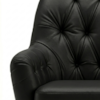 Poltrona Decorativa Capitone Sasha Pes Madeira Courino TCS 724 MOLL