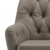 Poltrona Decorativa Capitone Sasha Pes Madeira Courino TCS 726 MOLL