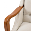 Poltrona Decorativa Capitone Siena Pes Madeira Courino TCS 725 MOLL
