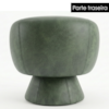 Poltrona Decorativa Cave Base Giratoria Corano TCA 217 MOLL