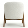 Poltrona Decorativa Iris Pes Madeira Boucle TCE 1010 MOLL