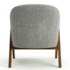 Poltrona Decorativa Iris Pes Madeira Boucle TCE 1018 MOLL