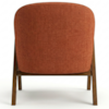Poltrona Decorativa Iris Pes Madeira Linho Color Trend TCA 303 MOLL