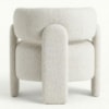 Poltrona Decorativa Lume Pes Madeira Boucle TCE 1010 MOLL