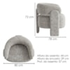 Poltrona Decorativa Lume Pes Madeira Boucle TCE 1018 MOLL