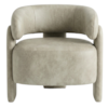 Poltrona Decorativa Lume Pes Madeira Corano TCA 211 MOLL