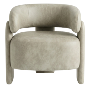 Poltrona Decorativa Lume Pes Madeira Corano TCA 211 MOLL