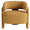 Poltrona Decorativa Lume Pes Madeira Linho Color Trend TCA 219 MOLL