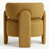 Poltrona Decorativa Lume Pes Madeira Linho Color Trend TCA 219 MOLL