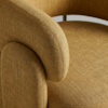Poltrona Decorativa Lume Pes Madeira Linho Color Trend TCA 219 MOLL
