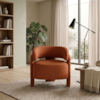 Poltrona Decorativa Lume Pes Madeira Linho Color Trend TCA 303 MOLL