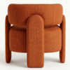 Poltrona Decorativa Lume Pes Madeira Linho Color Trend TCA 303 MOLL