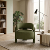 Poltrona Decorativa Lume Pes Madeira Linho Color Trend TCA 307 MOLL