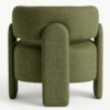 Poltrona Decorativa Lume Pes Madeira Linho Color Trend TCA 307 MOLL
