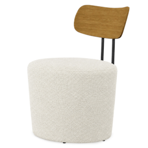 Poltrona Decorativa Luna Base Fixa Boucle TCE 1010 MOLL