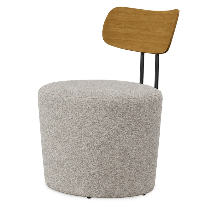 Poltrona Decorativa Luna Base Fixa Boucle TCE 1018 MOLL