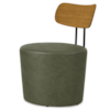 Poltrona Decorativa Luna Base Fixa Corano TCA 217 MOLL