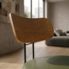 Poltrona Decorativa Luna Base Fixa Corano TCA 217 MOLL