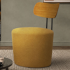Poltrona Decorativa Luna Base Fixa Linho Color Trend TCA 219 MOLL