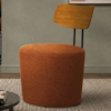 Poltrona Decorativa Luna Base Fixa Linho Color Trend TCA 303 MOLL