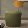 Poltrona Decorativa Luna Base Fixa Linho Color Trend TCA 307 MOLL