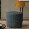 Poltrona Decorativa Luna Base Fixa Linho TCS 718 MOLL