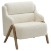 Poltrona Decorativa Madri Pes Madeira Boucle TCE 1010 MOLL