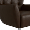 Poltrona Decorativa Malta Base Giratoria Courino TCS 721 MOLL
