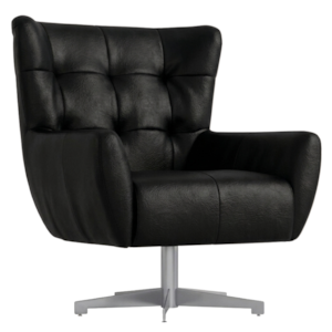 Poltrona Decorativa Malta Base Giratoria Courino TCS 724 MOLL