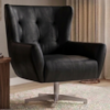 Poltrona Decorativa Malta Base Giratoria Courino TCS 724 MOLL