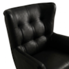 Poltrona Decorativa Malta Base Giratoria Courino TCS 724 MOLL