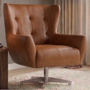 Poltrona Decorativa Malta Base Giratoria Courino TCS 727 MOLL
