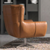 Poltrona Decorativa Malta Base Giratoria Courino TCS 727 MOLL