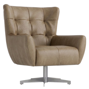 Poltrona Decorativa Malta Base Giratoria Courino TCS 729 MOLL