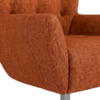 Poltrona Decorativa Malta Base Giratoria Linho Color Trend TCA 303 MOLL