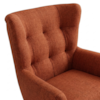 Poltrona Decorativa Malta Base Giratoria Linho Color Trend TCA 303 MOLL