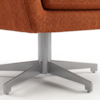 Poltrona Decorativa Malta Base Giratoria Linho Color Trend TCA 303 MOLL