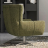 Poltrona Decorativa Malta Base Giratoria Linho Color Trend TCA 307 MOLL
