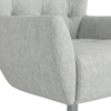 Poltrona Decorativa Malta Base Giratoria Linho TCS 701 MOLL