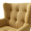 Poltrona Decorativa Malta Base Madeira Linho Color Trend TCA 219 MOLL
