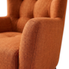 Poltrona Decorativa Malta Base Madeira Linho Color Trend TCA 303 MOLL