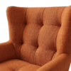 Poltrona Decorativa Malta Base Madeira Linho Color Trend TCA 303 MOLL