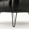 Poltrona Decorativa Malta Pes Ferro Courino TCS 724 MOLL