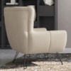 Poltrona Decorativa Malta Pes Ferro Courino TCS 725 MOLL