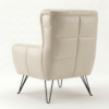 Poltrona Decorativa Malta Pes Ferro Courino TCS 725 MOLL