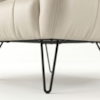Poltrona Decorativa Malta Pes Ferro Courino TCS 725 MOLL