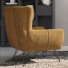Poltrona Decorativa Malta Pes Ferro Linho Color Trend TCA 219 MOLL